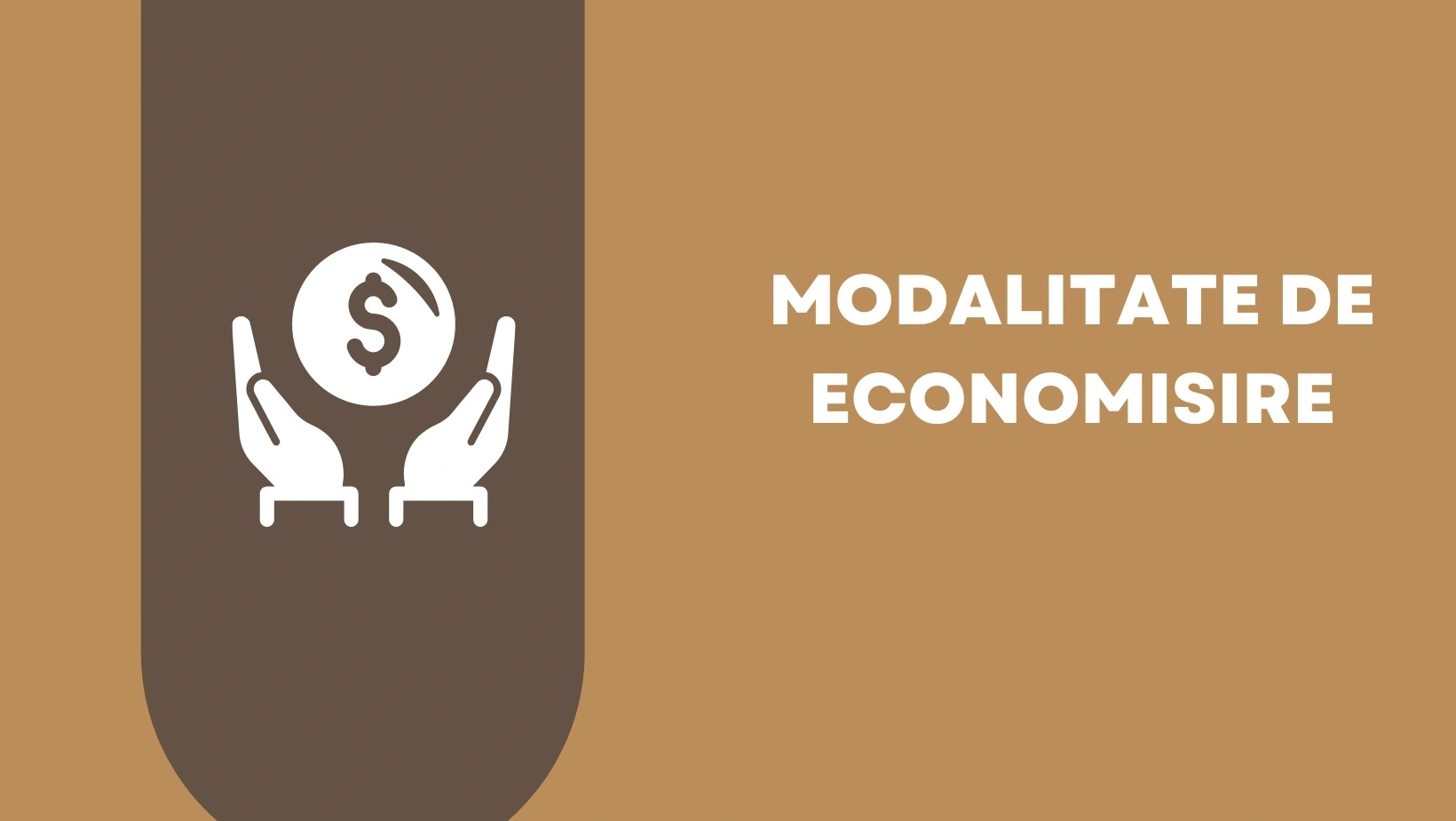Modalitate de economisire